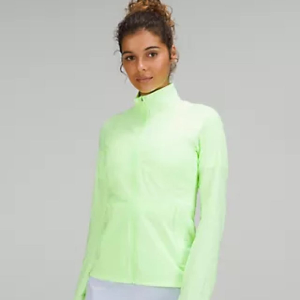 Lululemon Fast and Free Windbreaker - Faded Zap - Size 14